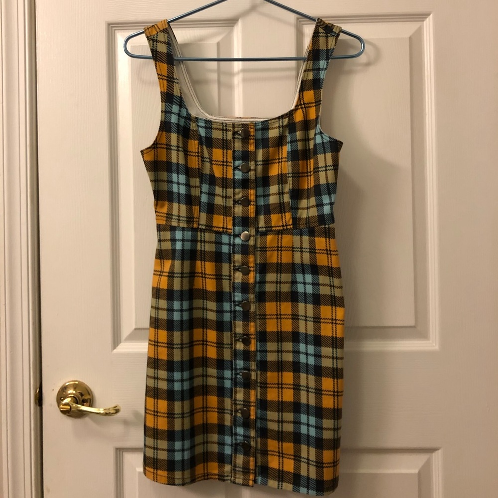 Urban Outfitters plaid dress